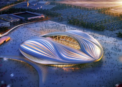 Proposed soccer stadium in Qatar. (dezeen.com)