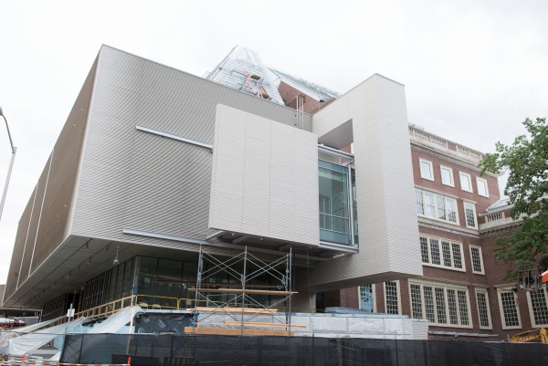 Addition to Fogg Museum of Art, at Harvard, designed by Renzo Piano.