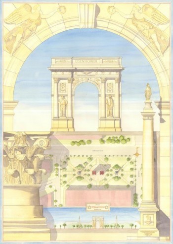 Winning entry by Daniel Cook in counter-competition sponsored by the National Civic Art Society.