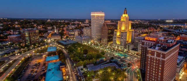 Kennedy Plaza in downtown Providence. (goprovidence.com)
