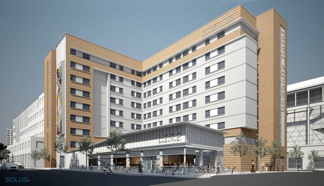 Proposed hotel on Fountain Street, in downtown Providence. (Journal archives)