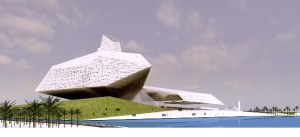 Second-place design for proposed Iraqi parliament.