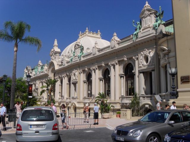 Grand Casino of Monte Carlo, in Monaco, erected in 1858.