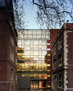 Engineering addition saves two traditional buildings. (Kieran Timberlake Architects)