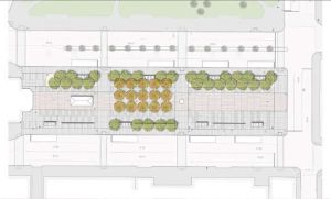 Plan of latest Kennedy Plaza design. (City of Providence)