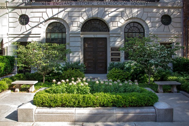 New England Historic Genealogical Society, Gregory Lombardi Design, Merit Recipient, Landscape Architecture