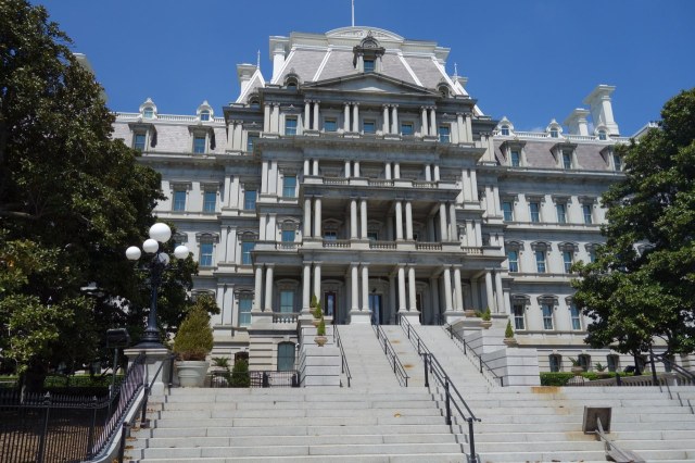 Old Executive Office Building, in Washington, since renamed the Eisenhower Executive Office Building. (noahhoffman.com)