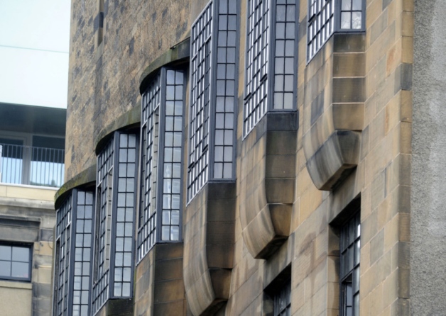 Fenestration at the Glasgow School of Art, designed by Charles Rennie Mackintosh. (thescotsman.com)