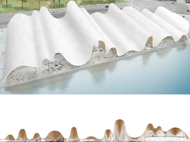 An entry in the design contest for the proposed Guggenheim Helsinki.