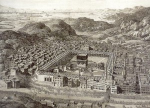 Mecca in ancient times. (socialappetizers.com)