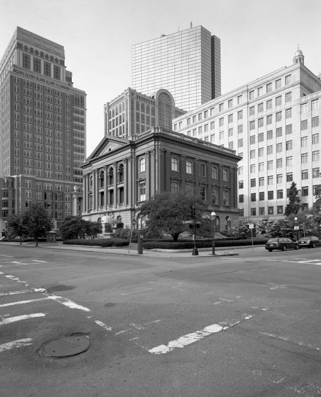 View from Newbury Street in Boston.