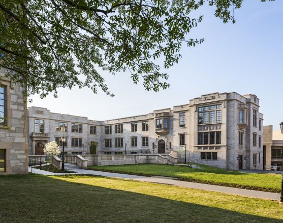 New wing of Honors College, at University of Arkansas. (RAMSA)