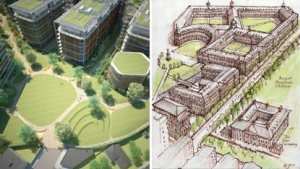 Chelsea Barracks designs compared. (creoncritic.wordpress.com)
