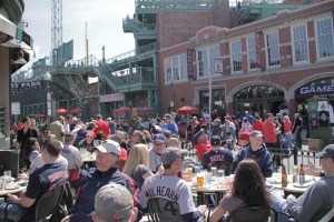 Lansdown Street next to Fenway Park, Boston. (wgbhnews.org)