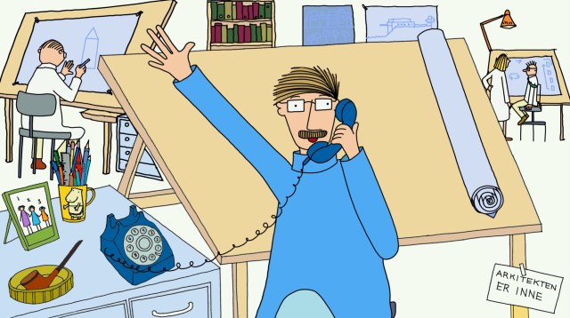 Scene from "Me and My Moulton." (rotoscopers.com)