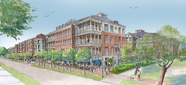 Proposed mixed use project on edge of Charleston's downtown historic district. (charlestoncitypaper.com)