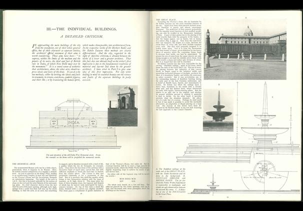 A pair of pages from the 1931 criticism of Lutyens. (Architectural Review)