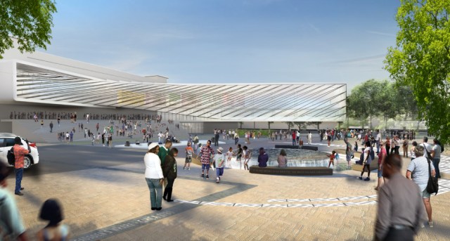Rendering of proposed International African American Museum, in Charleston. (iaam.org)