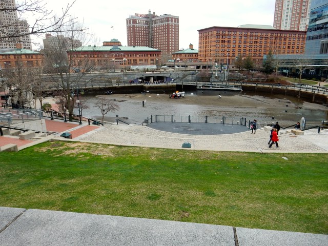 Waterplace Park on Friday afternoon. (Photos by David Brussat)