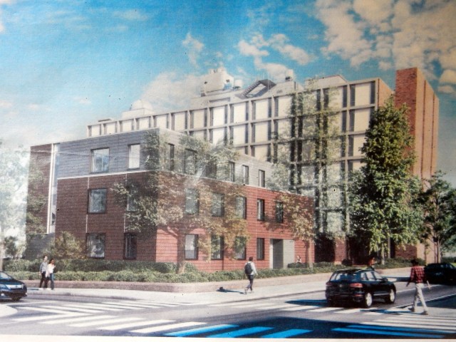Brown's proposed Applied Math Building at Hope and George streets. (Brown)
