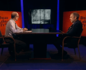 Brian Lehrer and Richard Cameron. (screenshot)