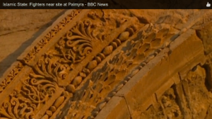 Detail of Palmyrene arch. (BBC)