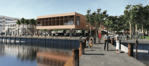 Proposed design for International Museum of African American History, in Charleston.