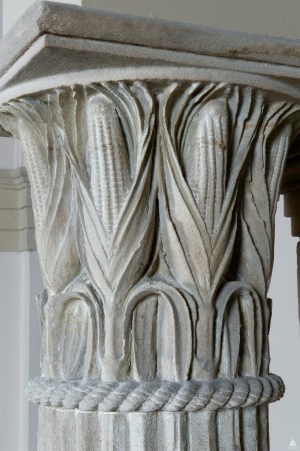 Corncob column capital at U.S. Capitol. (flickr.com)
