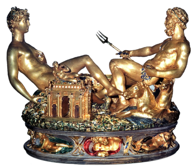 Saltcellar by Cellini done for King Francis I of France. (wikipedia.com)