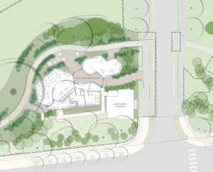 Site plan for welcome center. (gcpvd.org)