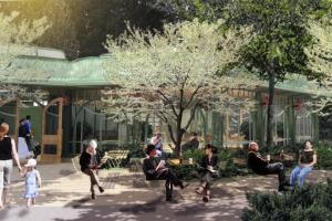 Rendering of proposed welcome center. (providencejournal.com)