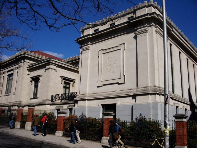 John Carter Brown Library, in Providence, with 1990 addition at right. (Photo by David Brussat)
