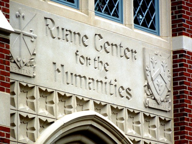 In the 21st century, imported labor with chisels is not required to produce elegant  ornament. (Photo by David Brussat.