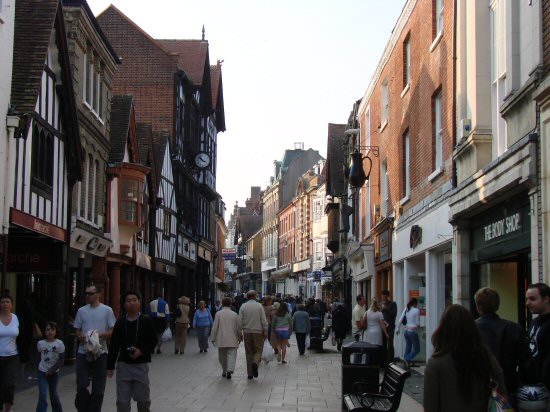 High Street, Winchester, near Silver Hill scheme. (beautifulengland.net)