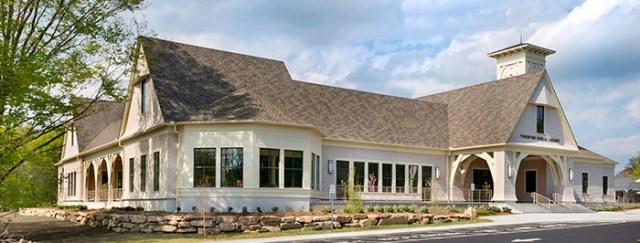 Tiverton Public Library, designed by Union Studios, in Providence. (Union Studios)