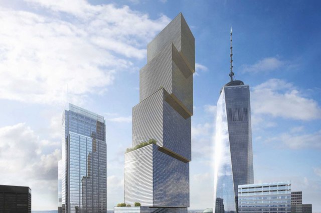 Design for 2 World Trade Center, designed by Bjarke Ingels. (nypost.com)