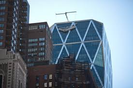 Window washing peril at Hearst Tower last year. (blogs.wsj.com)