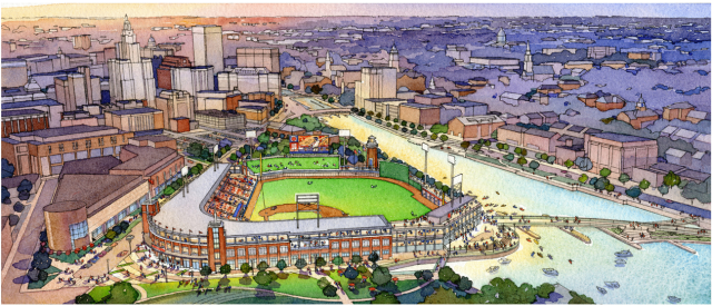Proposed ballpark for PawSox in downtown Providence. (PawSox)