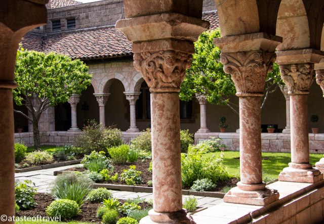 Courtyard at The Cloisters. (atasteoftravelblog.com)