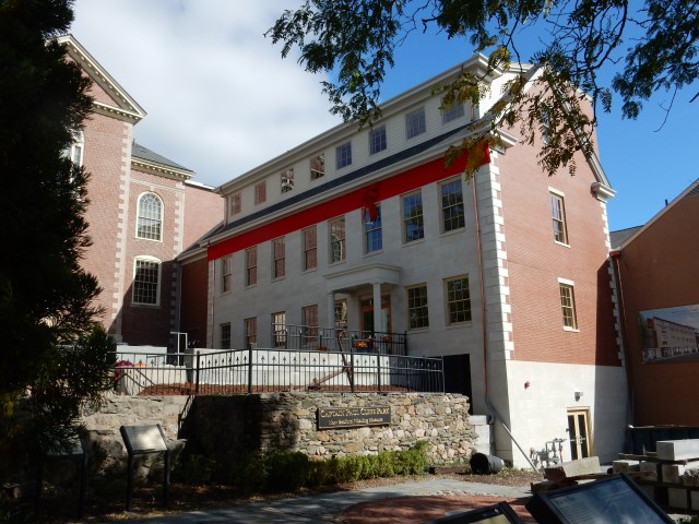 The new Wattles Jacobs Education Center at the Whaling Museum in New Bedford. (Photos by David Brussat)