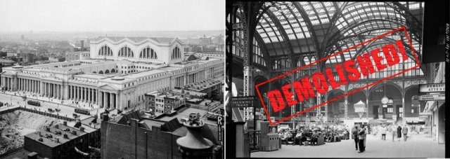 NYC and U.S. laws inspired by demolition of Penn Station turning 50. (Places)