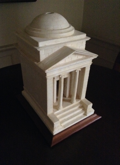 Original design for a domed temple.