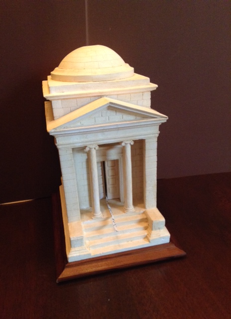 Original design for a domed temple.