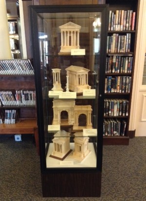 Exhibit at Hall Free Library.