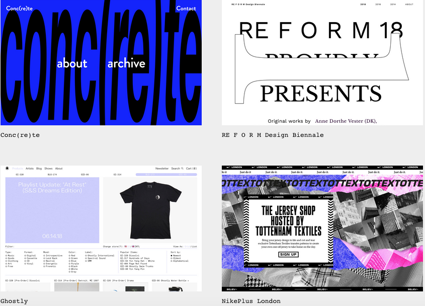 Yo! Brutalist website design! | Architecture Here and There